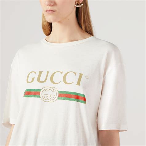 gucci white t shirt women's